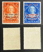 Suriname NVPH 295-296 stormrampzegels ongebruikt, Verzenden