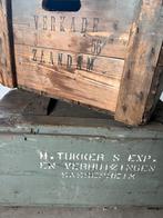 5 mooie kisten met bedrukking, Huis en Inrichting, Woonaccessoires | Kisten, Gebruikt, 50 tot 100 cm, Ophalen of Verzenden, 75 tot 100 cm