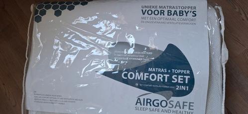 Airgosafe Matras 2-in-1 – 60x120 cm (vlekvrij), Huis en Inrichting, Slaapkamer | Matrassen en Bedbodems, Zo goed als nieuw, Matras