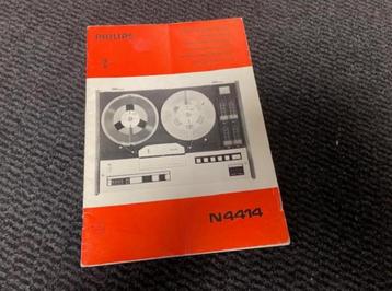 Originele handleiding van een Philips N4414 bandrecorder