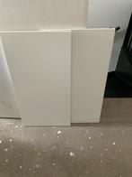 Witte houten planken 2 stuks, Doe-het-zelf en Verbouw, Hout en Planken, Minder dan 25 mm, Nieuw, Ophalen of Verzenden, Plank