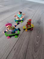 Vintage Mattel Skateboard Gang (1986) – 3 poppetjes, Ophalen of Verzenden, Zo goed als nieuw, Overige merken