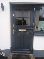 2-delige buitendeur met beslag, Doe-het-zelf en Verbouw, Deuren en Horren, Ophalen, Gebruikt, Glas, Buitendeur