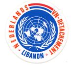 Sticker UNIFIL Libanon, Verzamelen, Verzenden, Landmacht, Nederland, Overige typen
