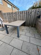 Grijze tuintafel, Tuin en Terras, Tuintafels, Ophalen, Gebruikt, Rechthoekig, Aluminium