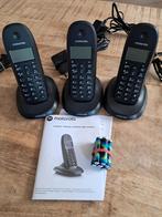 Motorola Draadloze Telefoons - 3 Handsets, Ophalen of Verzenden, Gebruikt, 3 handsets