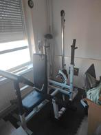 Complete fitnessbank Gorilla sports met veel extra's!, Ophalen, Zo goed als nieuw, Benen, Fitnessbank