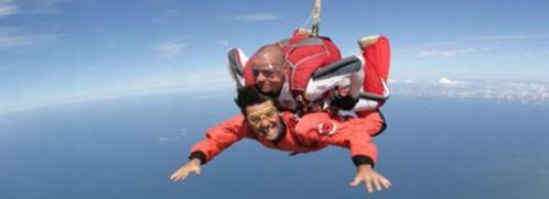 € 25,00 korting pp Tandemsprong Paracentrum Zeeland, Tickets en Kaartjes, Sport | Overige, Twee personen