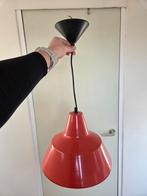 Vintage Oranje HEMA Hanglamp, Gebruikt, Vintage, Ophalen of Verzenden, Metaal