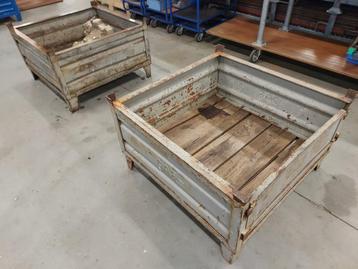 stalen-bak planten-bak bomen-bak zwaarlast-bak 100x100cm beschikbaar voor biedingen
