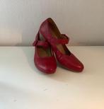 Comfortabele rood leren GABOR schoenen. Maat 38.5, Ophalen of Verzenden, Gabor, Zo goed als nieuw, Pumps