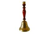 Oude messing handbel, vergaderbel tafelbel schoolbel bel, Ophalen of Verzenden