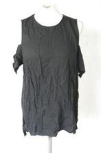 Stoer zwart damesshirt.Mt 44.Merk Divided, ., Zwart, Maat 42/44 (L), Ophalen of Verzenden