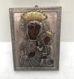 relief icoon  Zwarte Madonna van Częstochowa, Antiek en Kunst, Antiek | Religie, Verzenden