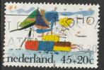Nederland 1976  1104 Kind 45c, Zeilboot, Gest, Na 1940, Ophalen of Verzenden, Gestempeld