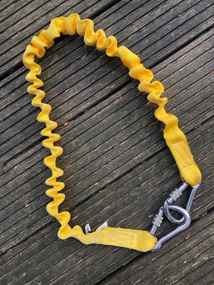 Veiligheidslijn Osculatie 2 rvs haken elastisch, Watersport en Boten, Accessoires en Onderhoud, Zo goed als nieuw, Ophalen of Verzenden