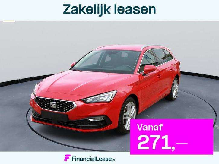 SEAT Leon Sportstourer 1.4 TSI eHybrid PHEV FR, Auto's, Seat, Bedrijf, Lease, Financial lease, Leon, ABS, Airbags, Airconditioning