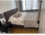 Boxpring met topmatras, Beige, Tweepersoons, Ophalen of Verzenden, Zo goed als nieuw