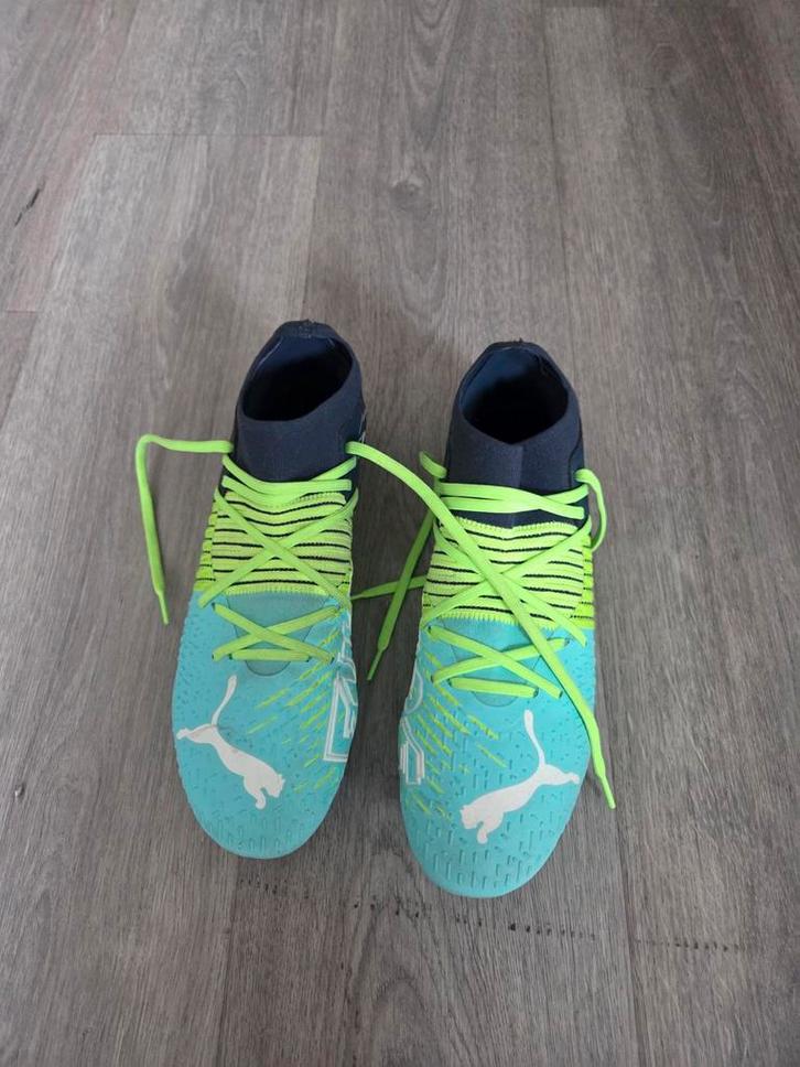 Puma Future Z Voetbalschoenen Maat 42,5, Kleding | Heren, Schoenen, Zo goed als nieuw, Sportschoenen, Blauw, Ophalen of Verzenden