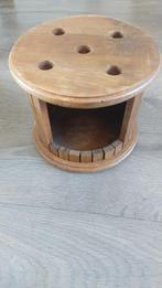 Ronde houten stoof, Ophalen of Verzenden
