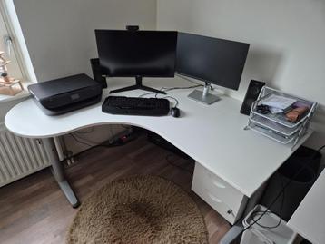 IKEA Galant Bureau met uitbreidingen