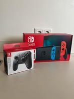 Nitendo switch met pro controller, Spelcomputers en Games, Spelcomputers | Nintendo Switch, Ophalen of Verzenden, Zo goed als nieuw