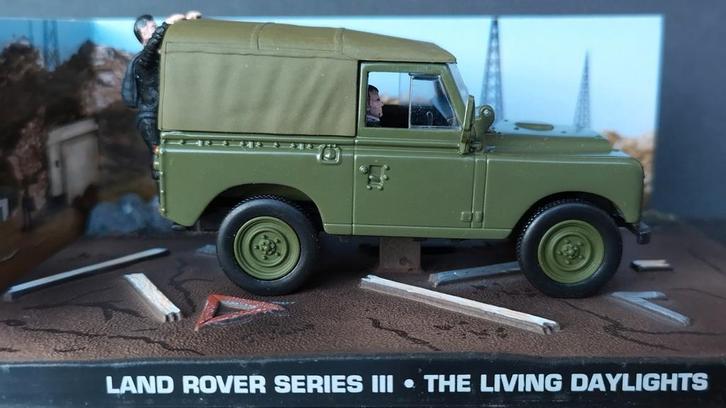 Land Rover Series 3 James Bond 007 Living Daylights Pol, Hobby en Vrije tijd, Modelauto's | 1:43, Nieuw, Auto, Ophalen of Verzenden