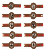 sigarenbandjes    zm Flor fina  12   sport, Verzamelen, Ophalen of Verzenden, Gebruikt, Sigarenbandjes