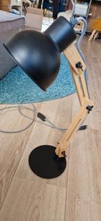 qazqa tafellampje, Huis en Inrichting, Lampen | Tafellampen, Ophalen, Zo goed als nieuw, Metaal, Minder dan 50 cm