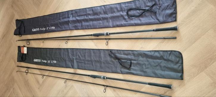 3 Greys prodigy 12ft - 2.75lbs, Watersport en Boten, Hengelsport | Karpervissen, Zo goed als nieuw, Werphengel, Ophalen of Verzenden