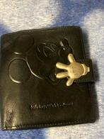 Leren Mickey Mouse Portemonnee, Overige merken, Gebruikt, Zwart, Ophalen of Verzenden