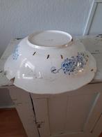 Antieke grote Franse gekramde schaal., Antiek en Kunst, Ophalen of Verzenden