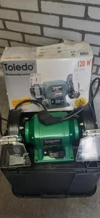 Werkbankslijpmachine Toledo TSM-125W, Doe-het-zelf en Verbouw, Gereedschap | Slijpmachines, Ophalen of Verzenden, Zo goed als nieuw