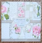 Stamperia scrappapier 'Letters and Flowers', Ophalen of Verzenden, Nieuw, Overige merken