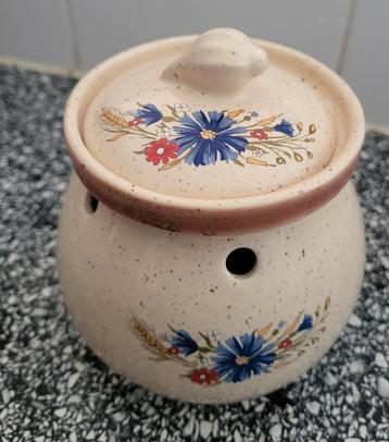 VINTAGE Knoflookpot 11 cm.hoog beschikbaar voor biedingen