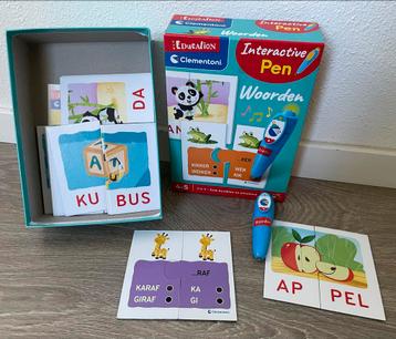 Clementoni Interactieve Pen Woorden - Leerzaam Speelgoed beschikbaar voor biedingen