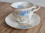 Vintage Kop en Schotel Royal Canterbury Blue Tempel Garden, Huis en Inrichting, Keuken | Servies, Verzenden, Zo goed als nieuw