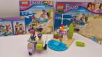 Lego friends Mia's strandscooter met zijspan, 1 speler, Ophalen of Verzenden, Zo goed als nieuw, Vanaf 3 jaar