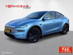 Tesla Model Y RWD in Glacier Blue – 4.500 km, trekhaak, Automaat, Achterwielaandrijving, Zwart, Blauw
