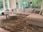Luxe Room 108 Loungebank - Beige/Grijs - 485cm, Huis en Inrichting, Ophalen, 100 tot 125 cm, Hoekbank, 300 cm of meer