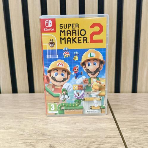 Super Mario Maker 2 - Switch Game, Spelcomputers en Games, Spelcomputers | Nintendo Switch, Zo goed als nieuw