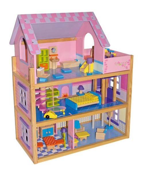 Poppenhuis Pinky,nergens goedkoper, Kinderen en Baby's, Speelgoed | Poppenhuizen, Nieuw, Poppenhuis, Ophalen of Verzenden
