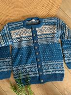 Handknit in Norway wollen vest XL bohemian wool cardigan, Kleding | Dames, Truien en Vesten, -, Blauw, -, Maat 46/48 (XL) of groter