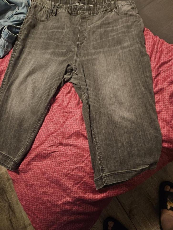 ZGAN Spijkerbroeken over de knie maat 52 MS Mode, Kleding | Dames, Grote Maten, Zo goed als nieuw, Broek of Spijkerbroek, Blauw