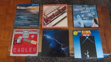 Vinyl LP  - Dire Straits, Beatles, Moody Blues, Eagles beschikbaar voor biedingen