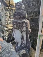 Groot Stenen Borstbeeld van de Hindoe God Shiva, Tuin en Terras, Tuinbeelden, Nieuw, Steen, Boeddhabeeld, Verzenden