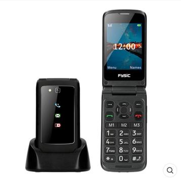 Fysic Klaptelefoon met SOS Knop voor senioren beschikbaar voor biedingen