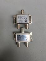 Hirschmann AFC1611 en VFC2104 splitters, Ophalen of Verzenden, Gebruikt, Minder dan 2 meter, Coaxiale kabel