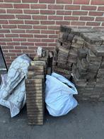 Gratis af te halen 39m2 +/- tegels 10 bij 10cm, Tuin en Terras, Tegels en Klinkers, Ophalen, Gebruikt, Klinkers, 10 m² of meer