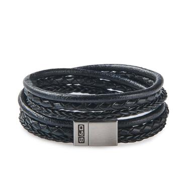Leren armband Said & Done Black XS beschikbaar voor biedingen